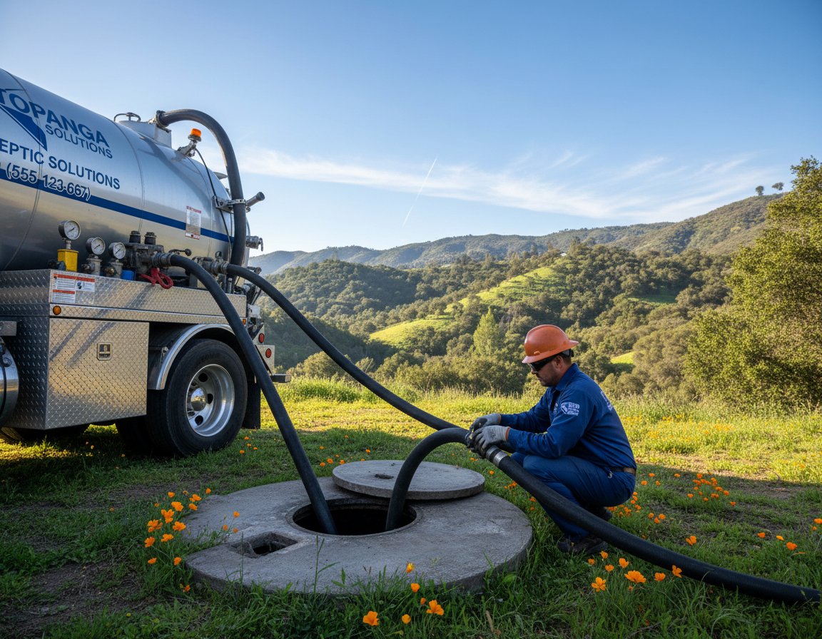 Septic Tank Emptying in Topanga